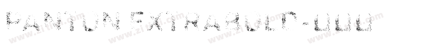 Panton ExtraBold字体转换